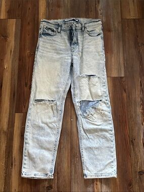 Celebrity Pink Light Blue Slim Straight Distressed Jeans 5/27